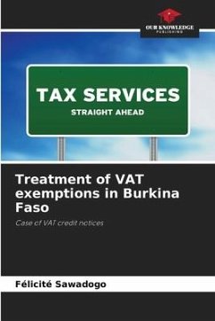 Treatment of VAT exemptions in Burkina Faso - Sawadogo, Félicité