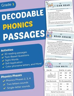 Decodable Phonics Passages Grade 1 - Dolton, Jed