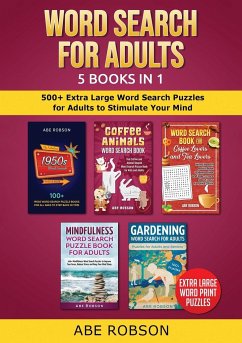 Word Search for Adults 5 Books in 1 - Robson