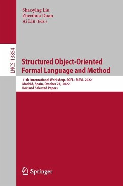 Structured Object-Oriented Formal Language and Method (eBook, PDF)