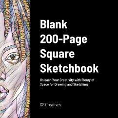 Blank 200-Page Square Sketchbook - Creatives, Cs