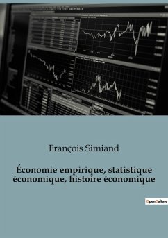 Cover Économie empirique, statistique économique, histoire économique
