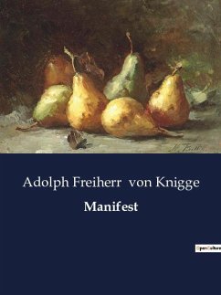 Manifest - Knigge, Adolph Freiherr Von
