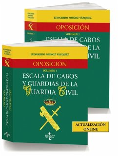 Pack Oposición Escala de Cabos y Guardias de la Guardia Civil