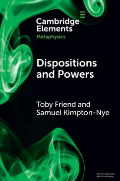 Dispositions and Powers - Friend, Toby (University of Bristol); Kimpton-Nye, Samuel (University of Bristol)