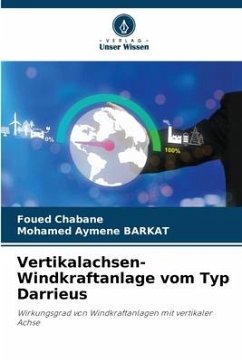 Vertikalachsen-Windkraftanlage vom Typ Darrieus - Chabane, Foued;BARKAT, Mohamed Aymene