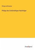 Philipp des Großmüthigen Nachfolger