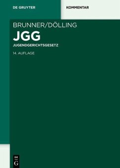 Jugendgerichtsgesetz (eBook, ePUB) - Brunner, Rudolf; Dölling, Dieter