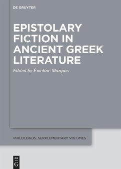 Cover Epistolary Fiction in Ancient Greek Literature (eBook, ePUB)