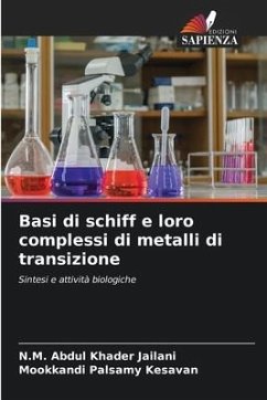 Basi di schiff e loro complessi di metalli di transizione - Jailani, N.M. Abdul Khader;Kesavan, Mookkandi Palsamy