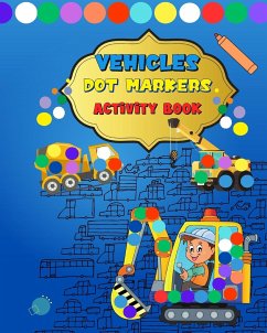 Dot Markers Activity Book Vehicles - Bern, Jolly