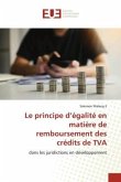 Le principe d¿égalité en matière de remboursement des crédits de TVA