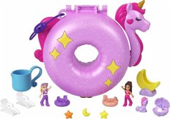 Image of Mattel Polly Pocket Sparkle Cove Adventure Unicorn Floatie Compact Playset