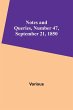 Notes and Queries, Number 47, September... - Bild 1