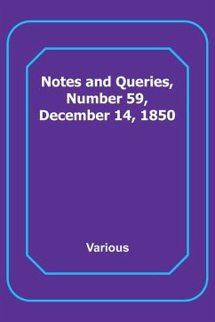Cover Notes and Queries, Number 59, December 14, 1850