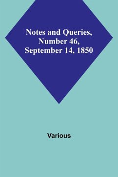 Cover Notes and Queries, Number 46, September 14, 1850