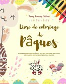 Livre de coloriage de Pâques   ¿ufs et lapins de Pâques amusants   Cadeau idéal pour les enfants et les adolescents