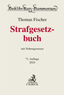 Strafgesetzbuch - Fischer, Thomas