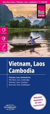 Reise Know-How Landkarte Vietnam, Laos, Kambodscha (1:1.200.000) - Reise Know-How Verlag Peter Rump GmbH