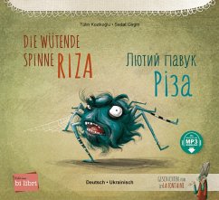 Die wütende Spinne Riza. Deutsch-Ukrainisch - Kozikoglu, Tülin