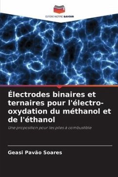 Électrodes binaires et ternaires pour l'électro-oxydation du méthanol et de l'éthanol - Pavão Soares, Geasi