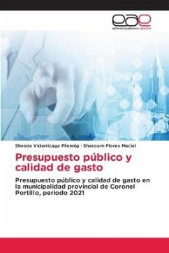 Presupuesto público y calidad de gasto