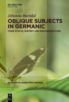 Oblique Subjects in Germanic - Barðdal, Jóhanna