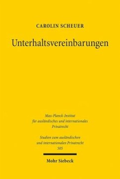 Unterhaltsvereinbarungen - Scheuer, Carolin