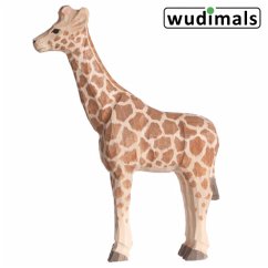 Cover Wudimals A040454 - Giraffe, Giraffe, handgeschnitzt aus Holz