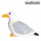 Wudimals A041004 - Möwe, Seagull, handgeschnitzt aus Holz