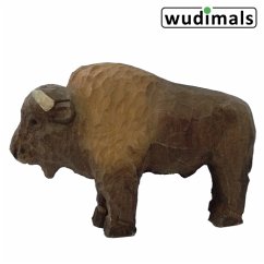 Cover Wudimals A040467 - Bison, Bison, handgeschnitzt aus Holz