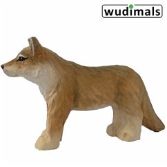 Cover Wudimals A040468 - Wolf, Wolf, handgeschnitzt aus Holz