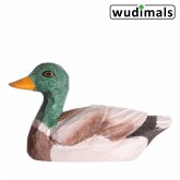 Wudimals A040602 - Ente, Duck, handgeschnitzt aus Holz