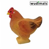 Wudimals A040629 - Huhn, Chicken, handgeschnitzt aus Holz