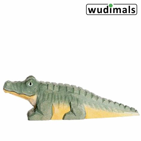 Wudimals A040816 - Krokodil, Crocodile, handgeschnitzt aus Holz Wudimals A040816 - Krokodil, Crocodile, handgeschnitzt aus Holz
