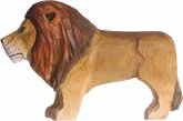 Wudimals A040451 - Löwe, Lion, handgeschnitzt aus Holz