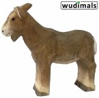 Wudimals A040608 - Ziege, Goat, handgeschnitzt aus Holz