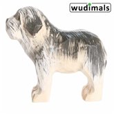 Wudimals A040633 - Hund, Dog, handgeschnitzt aus Holz