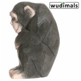 Wudimals A040722 - Schimpanse, Chimpanzee, handgeschnitzt aus Holz