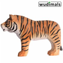 Cover Wudimals A040458 - Tiger, Tiger, handgeschnitzt aus Holz