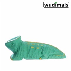 Cover Wudimals A040711 - Chamäleon, Chameleon, handgeschnitzt aus Holz