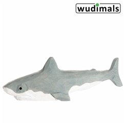 Wudimals A040805 - Hai, Shark, handgeschnitzt aus Holz