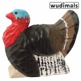 Wudimals A041012 - Truthahn, Turkey, handgeschnitzt aus Holz