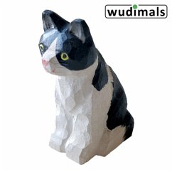 Wudimals A040623 - Katze, Cat, handgeschnitzt aus Holz