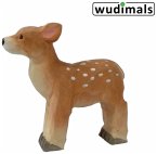 Wudimals A040707 - Rehkitz, Rehkitz, handgeschnitzt aus Holz Wudimals A040707 - Rehkitz, Rehkitz, handgeschnitzt aus Holz