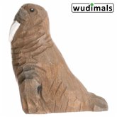 Wudimals A040809 - Walross, Walrus, handgeschnitzt aus Holz