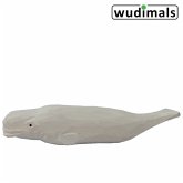 Wudimals A040824 - Belugawal, Beluga Whale, handgeschnitzt aus Holz
