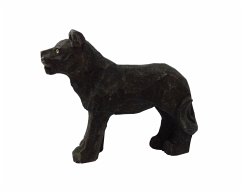 Wudimals A040470 - Panther, Panther, handgeschnitzt aus Holz