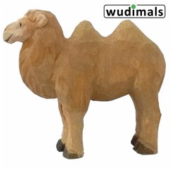 Wudimals A040474 - Kamel, Bactrian, handgeschnitzt aus Holz