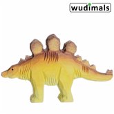 Wudimals A040902 - Stegosaurus, Stegosaurus, handgeschnitzt aus Holz